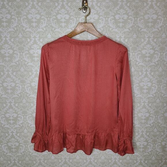 Jessica Simpson Size Small Boho Style Longsleeve Blouse - Picture 3 of 12